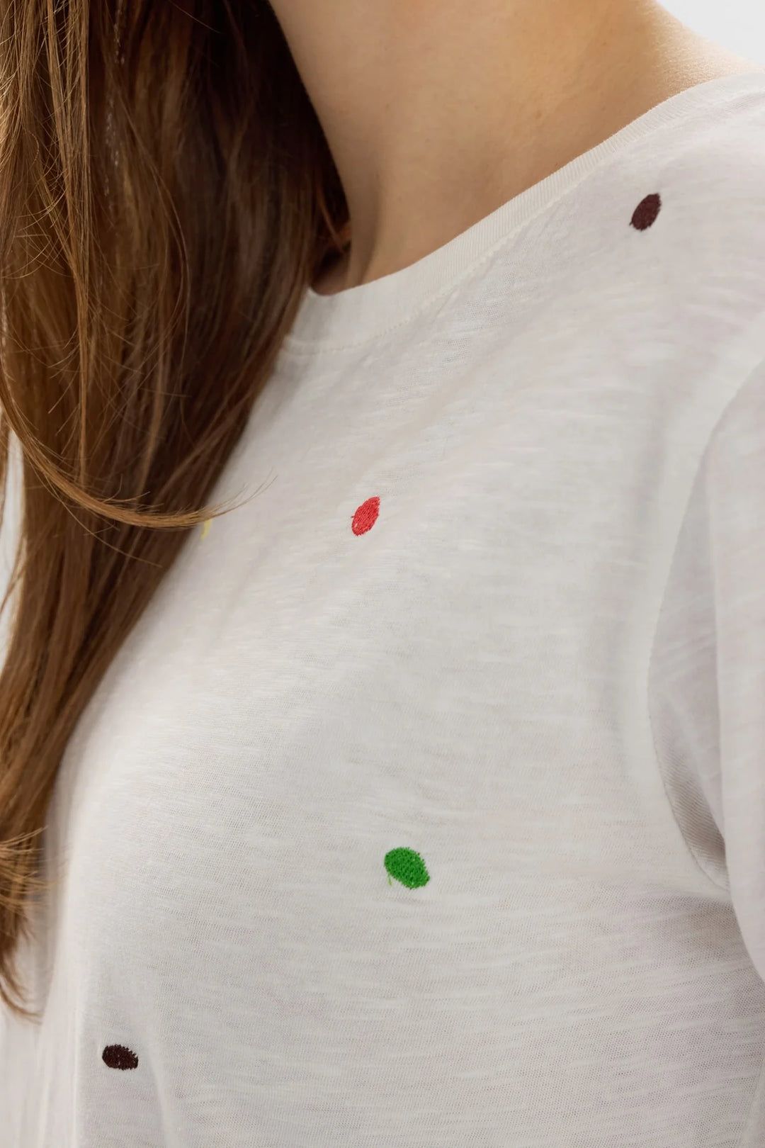 Numph Nudelora T-Shirt Gots Cloud Dancer