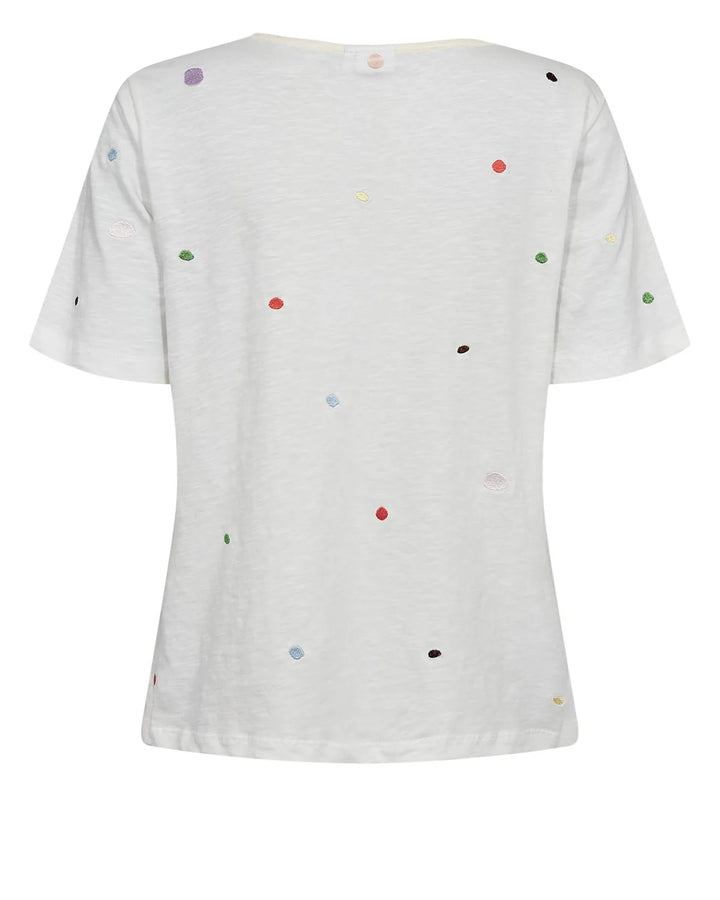 Numph Nudelora T-Shirt Gots Cloud Dancer