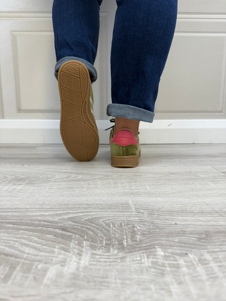 Gant Cuzima Suede/Velvet Dark Olive/Rapture Rose Sneaker G729