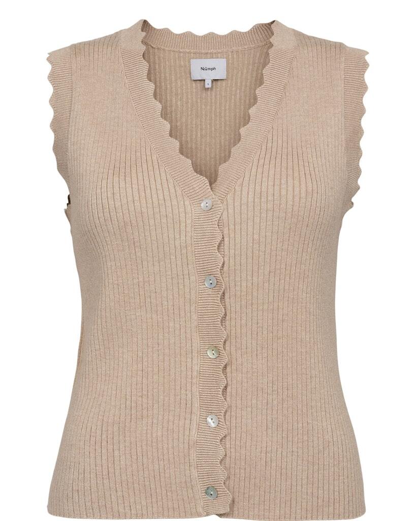 Numph Nudeidra Irish Cream Vest