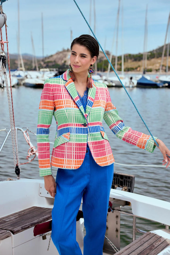 Bariloche Jarales Multi Blue Blazer