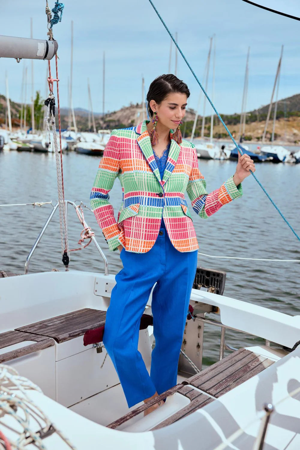 Bariloche Jarales Multi Blue Blazer