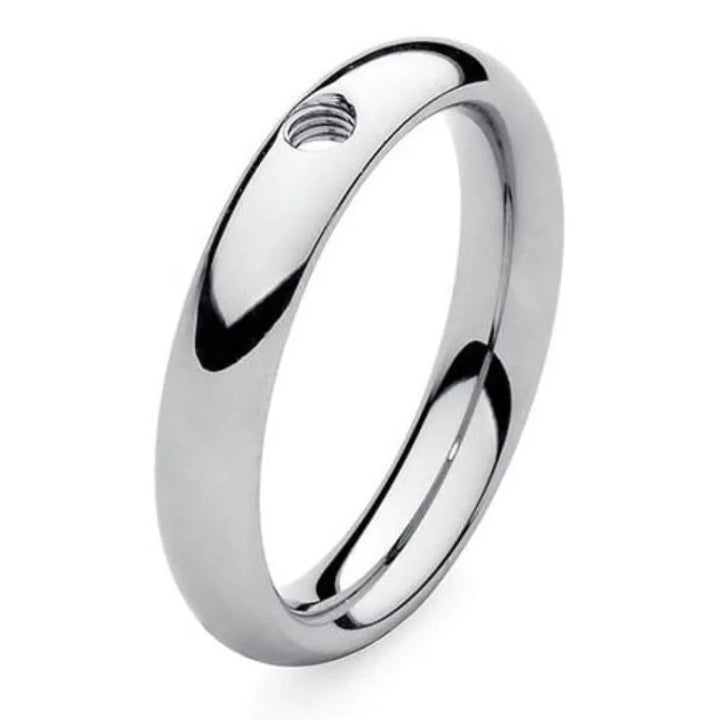 Qudo Basic Small Interchangeable Ring Silver