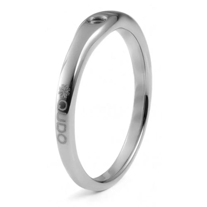 Qudo Basic Fine Interchangeable Ring Silver