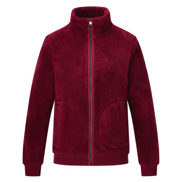 HV Society Deidre Zip Up Fleece Burgundy