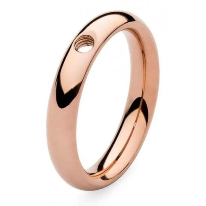 Qudo Basic Small Interchangeable Ring Rose Gold