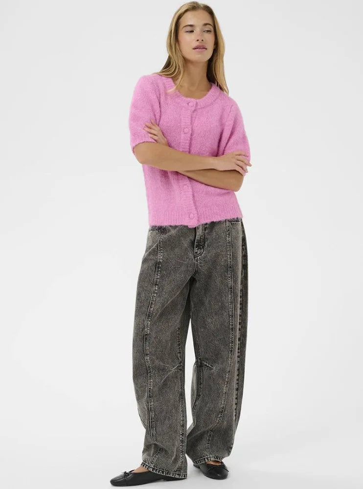 Kaffe Kamelie Pink Powder Cardigan