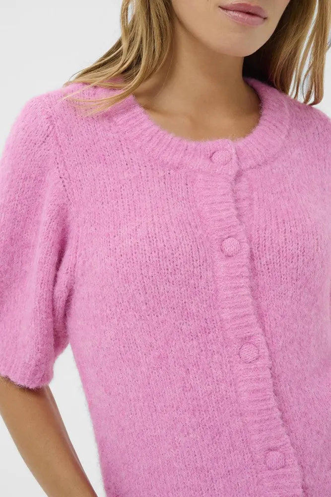 Kaffe Kamelie Pink Powder Cardigan