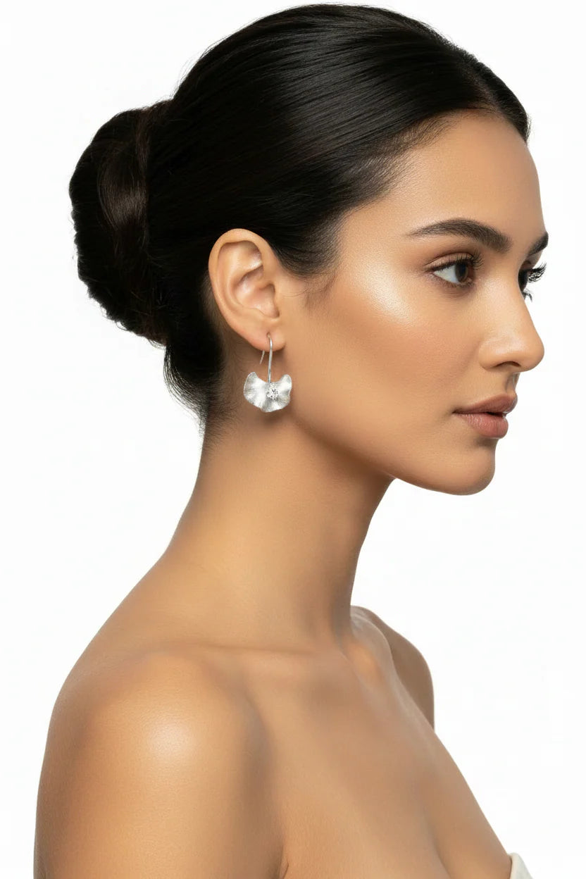 Knight &amp; Day Ophelia Silver Drop Earrings