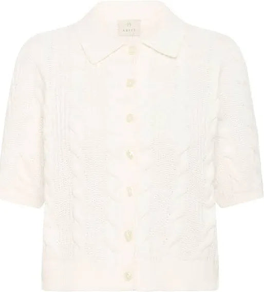 Kaffe Kablair Chalk Knit Cardigan