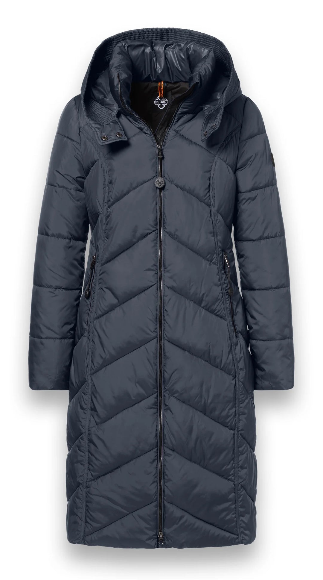 District Arosa Gun Metal Juice Coat