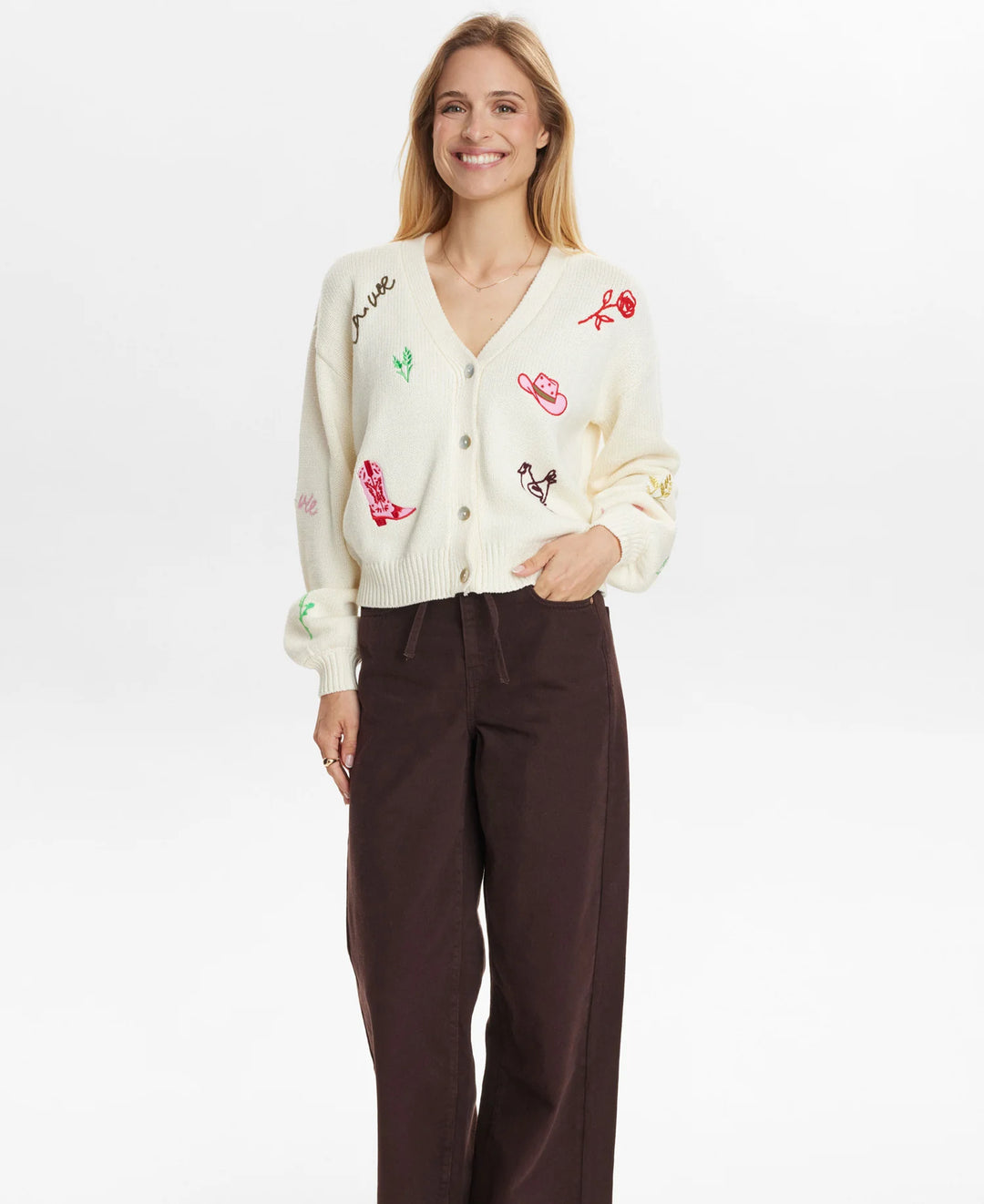 Numph Nuwally Cardigan Pristine