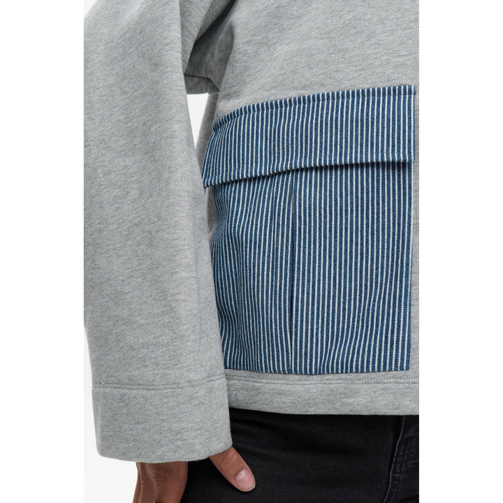 Numph Nuzhelly Sweat Med Grey Mel