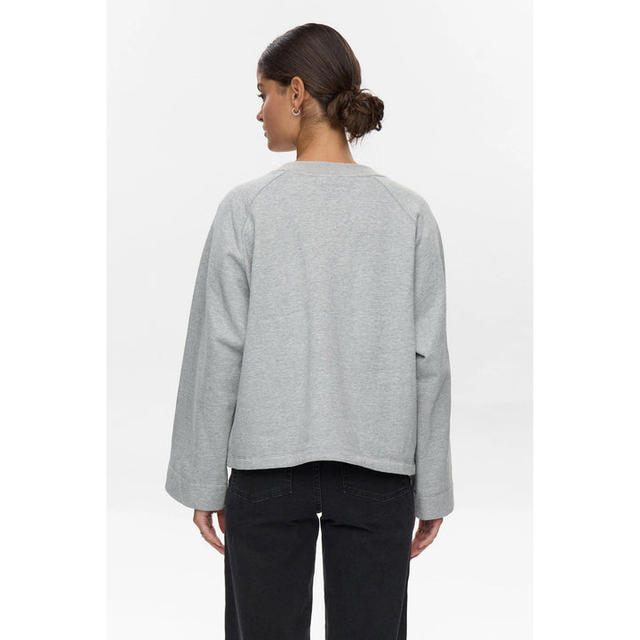 Numph Nuzhelly Sweat Med Grey Mel