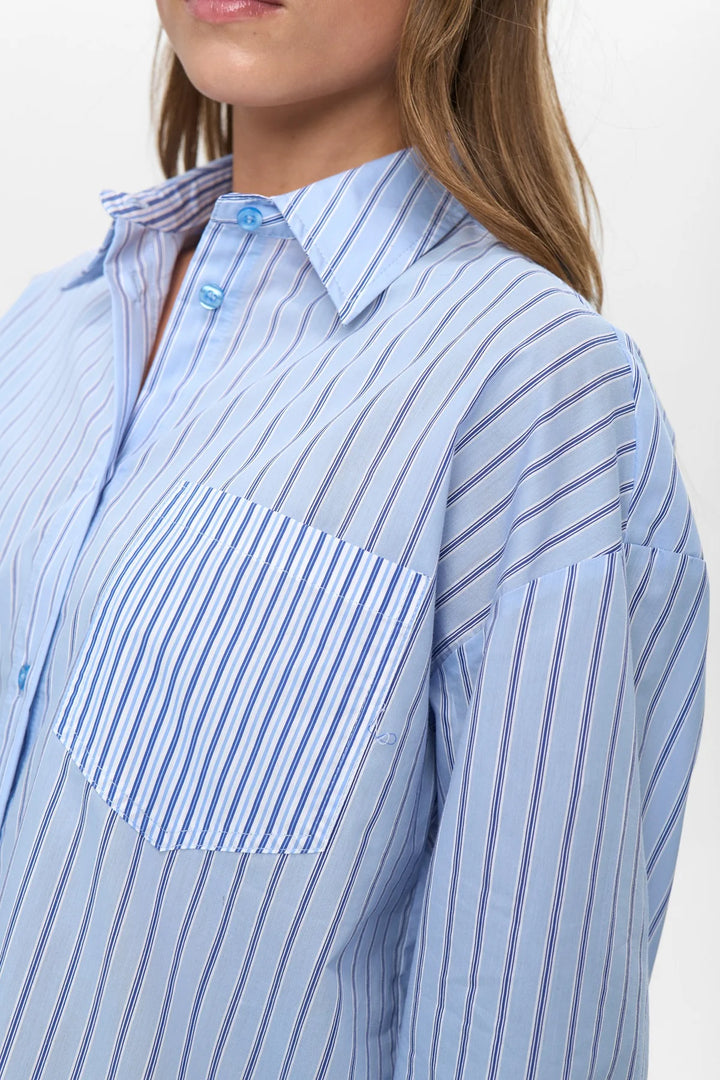Numph Numajra Shirt Dress Blues