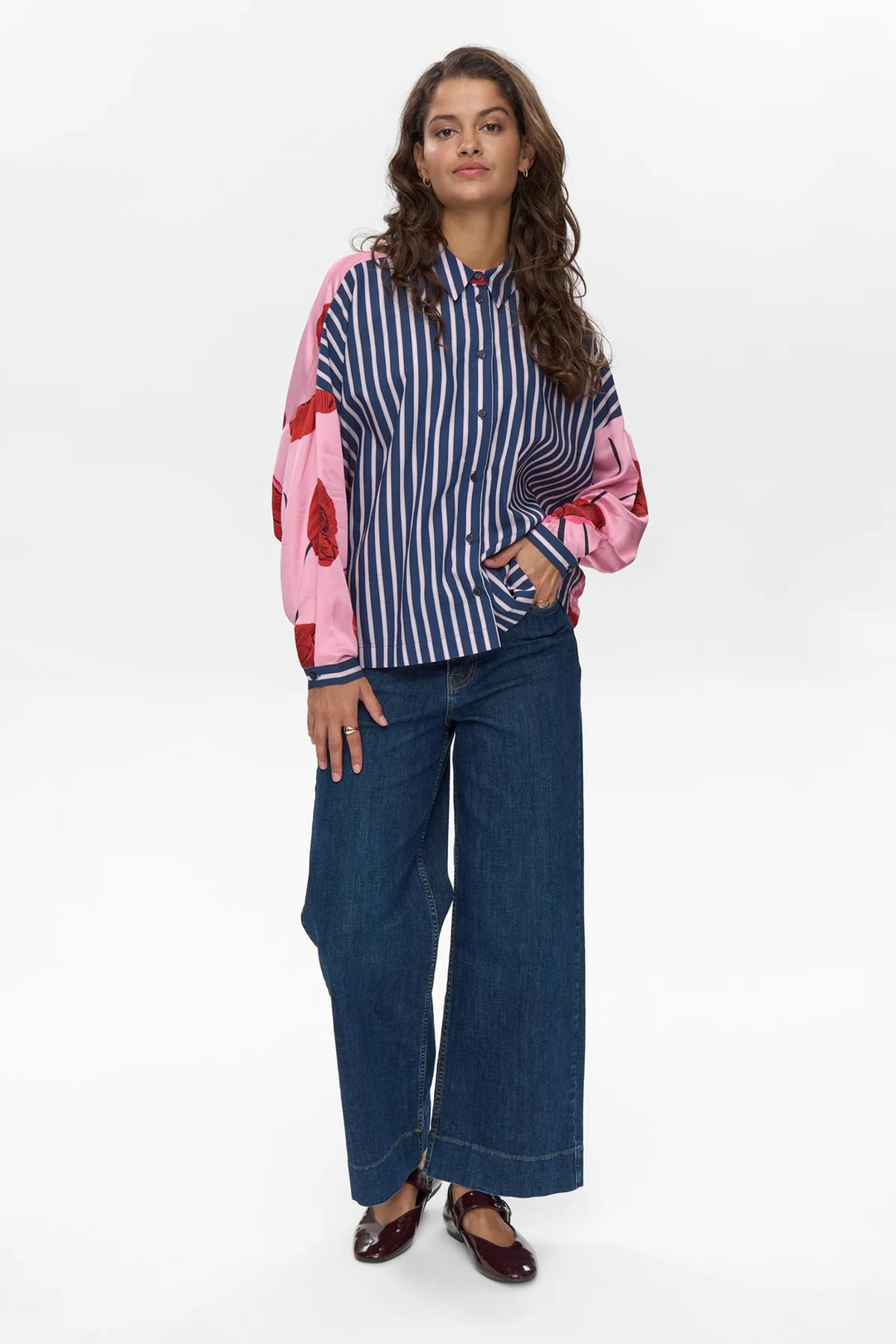 Numph Nujoelle Shirt Orchard Smoke