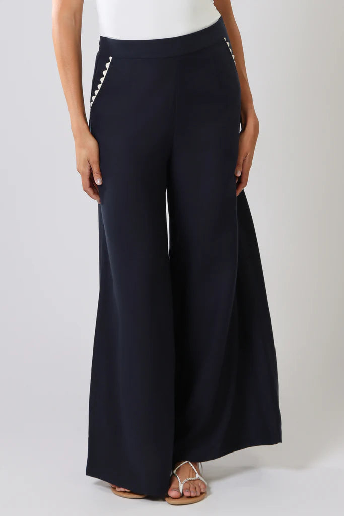Traffic People Rene Rie Rae Navy Trouser