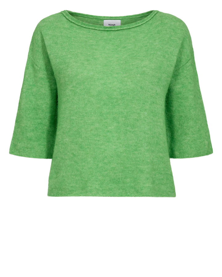 Numph Nurirtte Pleat Pullover Poison Green