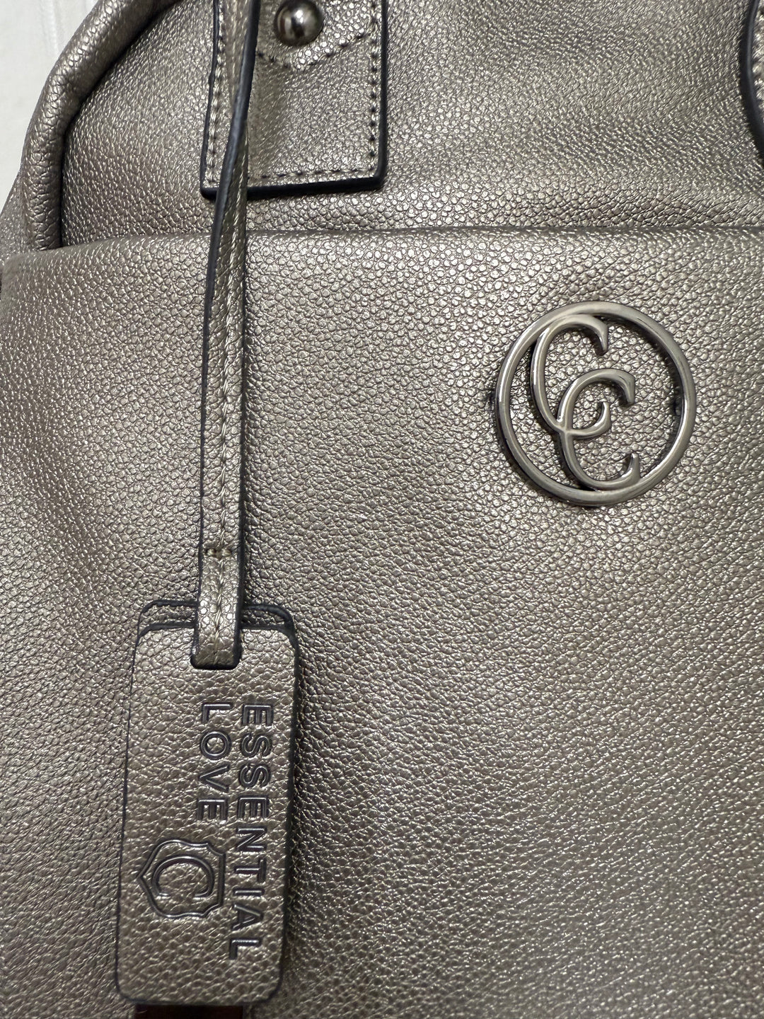 Carmela Pewter Backpack Bag 186164