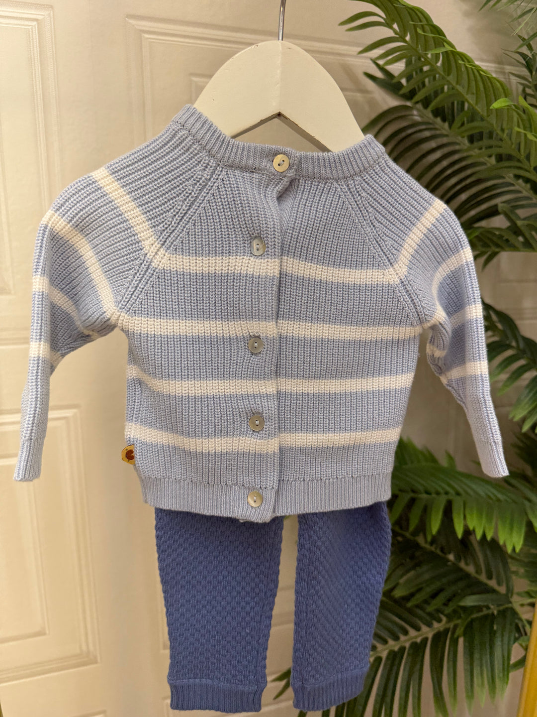 Yatsi   Blue Knit 2 Set  25200700