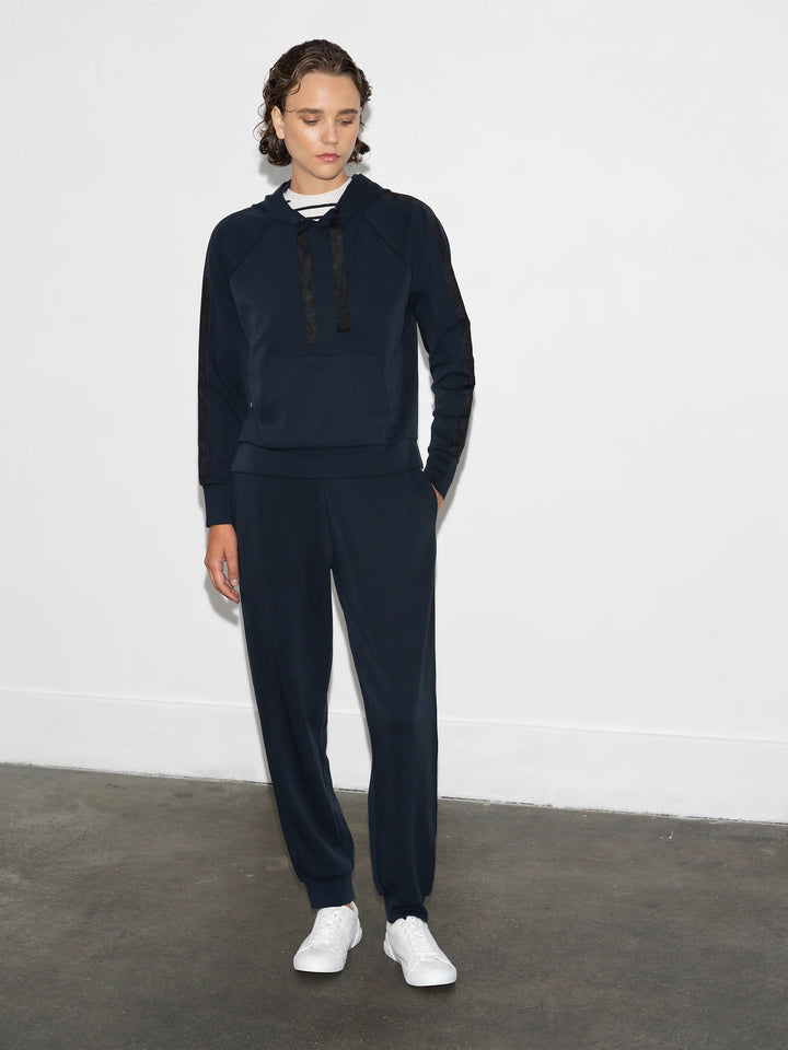 French Connection Wren Sleeve Trim Detail Hoodie