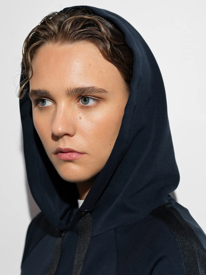 French Connection Wren Sleeve Trim Detail Hoodie