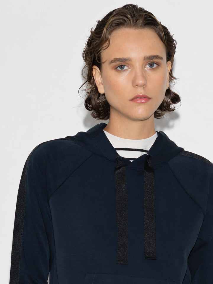 French Connection Wren Sleeve Trim Detail Hoodie