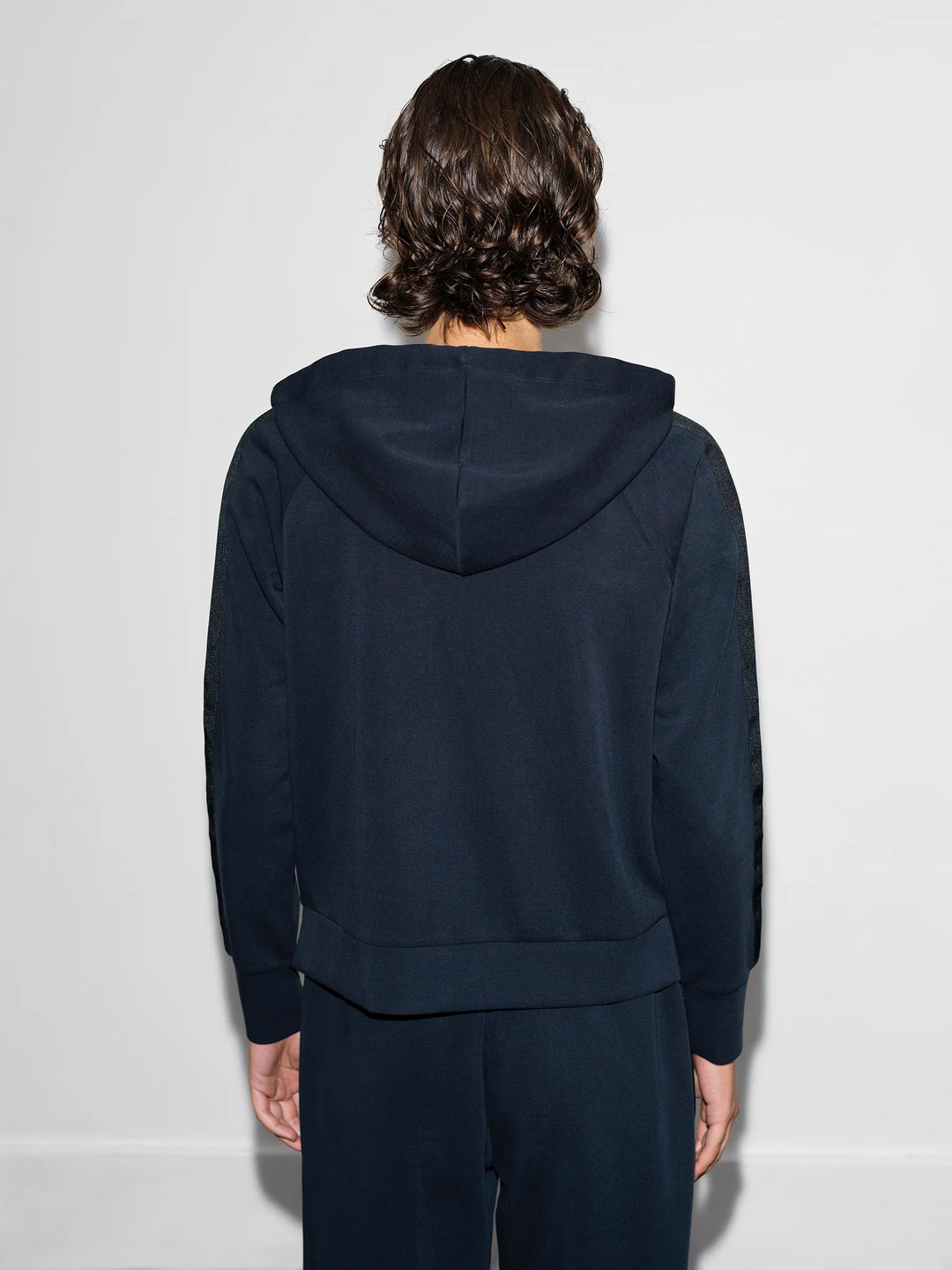 French Connection Wren Sleeve Trim Detail Hoodie