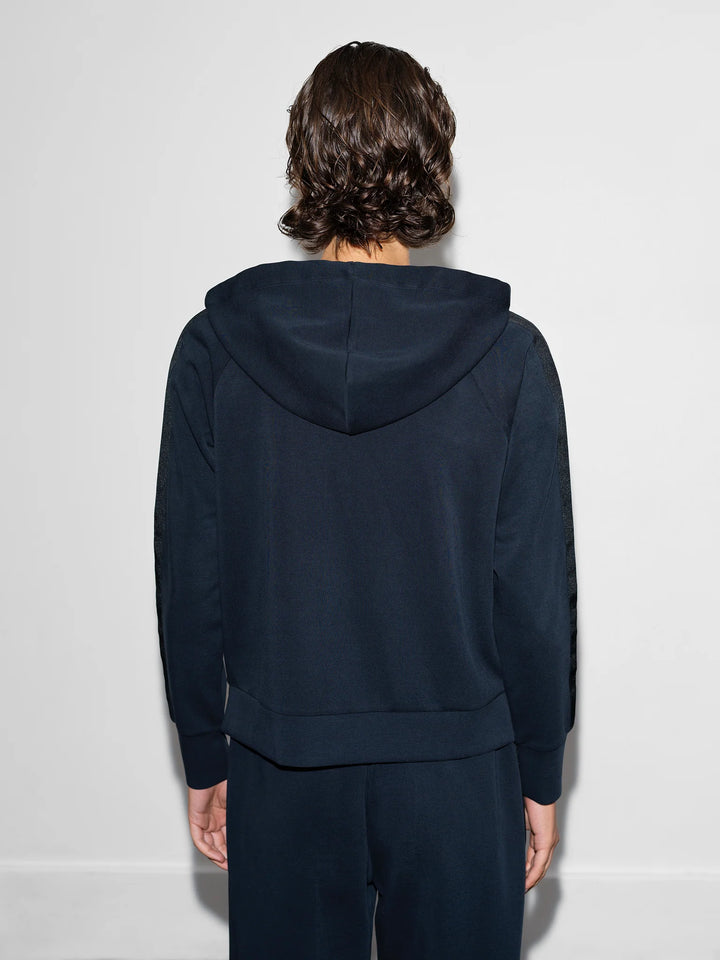 French Connection Wren Sleeve Trim Detail Hoodie