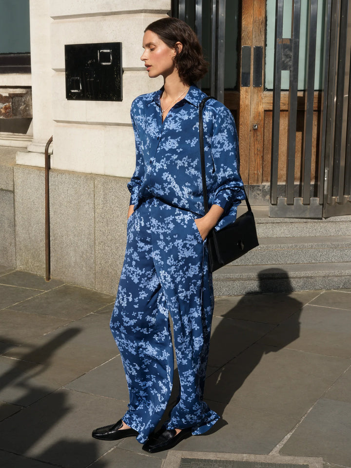 French Connection Isla Celaya Floral Long Sleeve Shirt