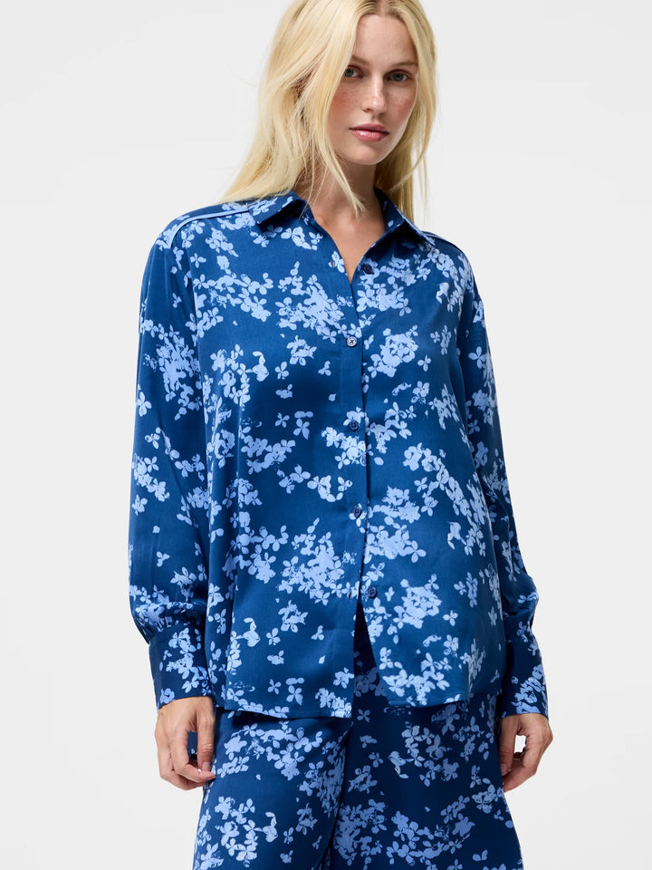 French Connection Isla Celaya Floral Long Sleeve Shirt