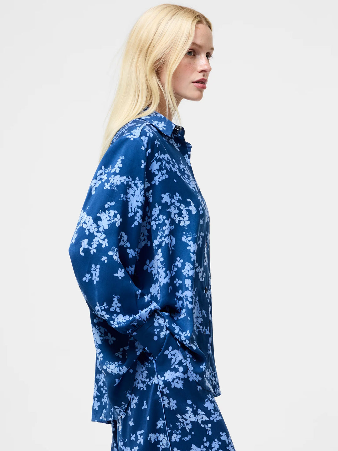French Connection Isla Celaya Floral Long Sleeve Shirt
