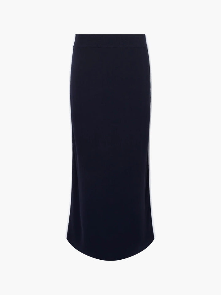 French Connection Ottie Back Slit Midi Skirt