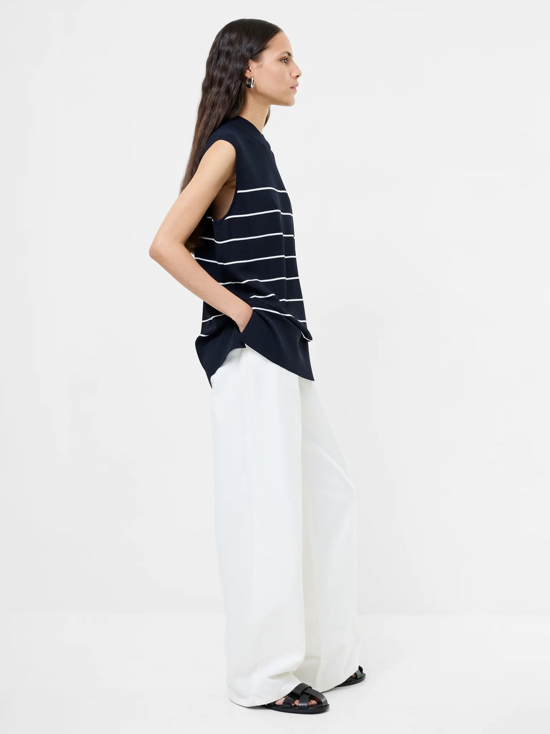 French Connection Ottie Striped Vest