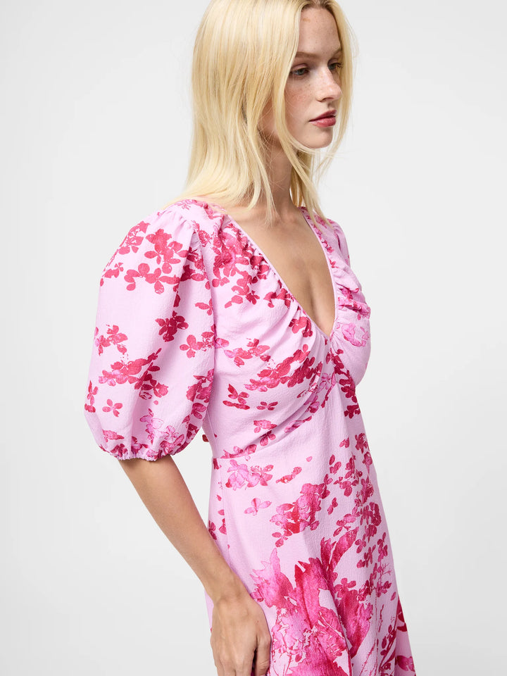 French Connection Isla Odette V Neck Tea Dress