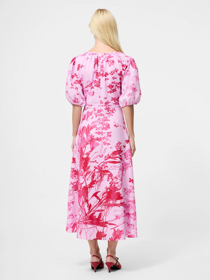 French Connection Isla Odette V Neck Tea Dress