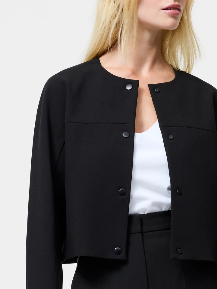 French Connection Jaiden Tailored Cropped Jacket Black