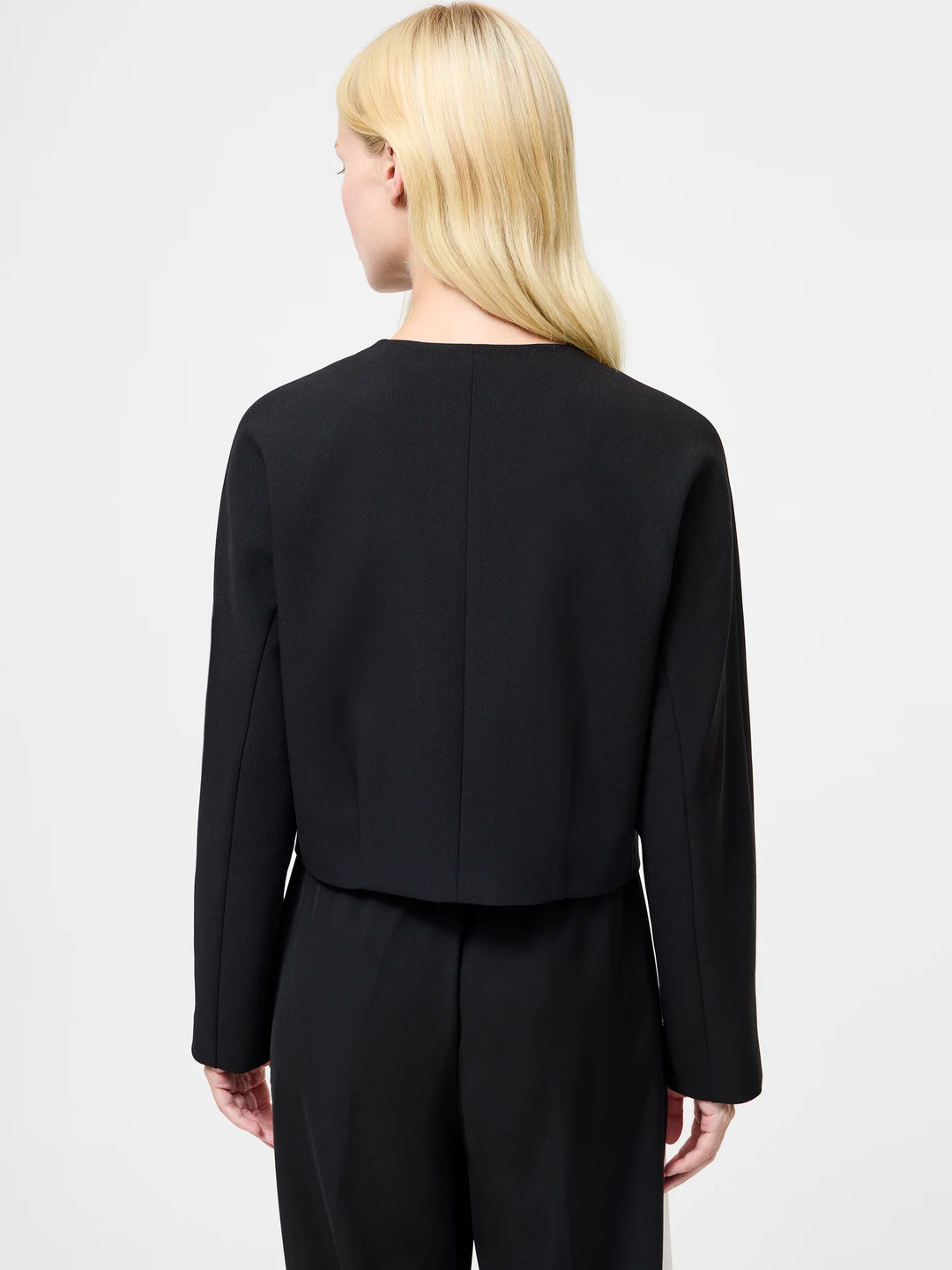 French Connection Jaiden Tailored Cropped Jacket Black