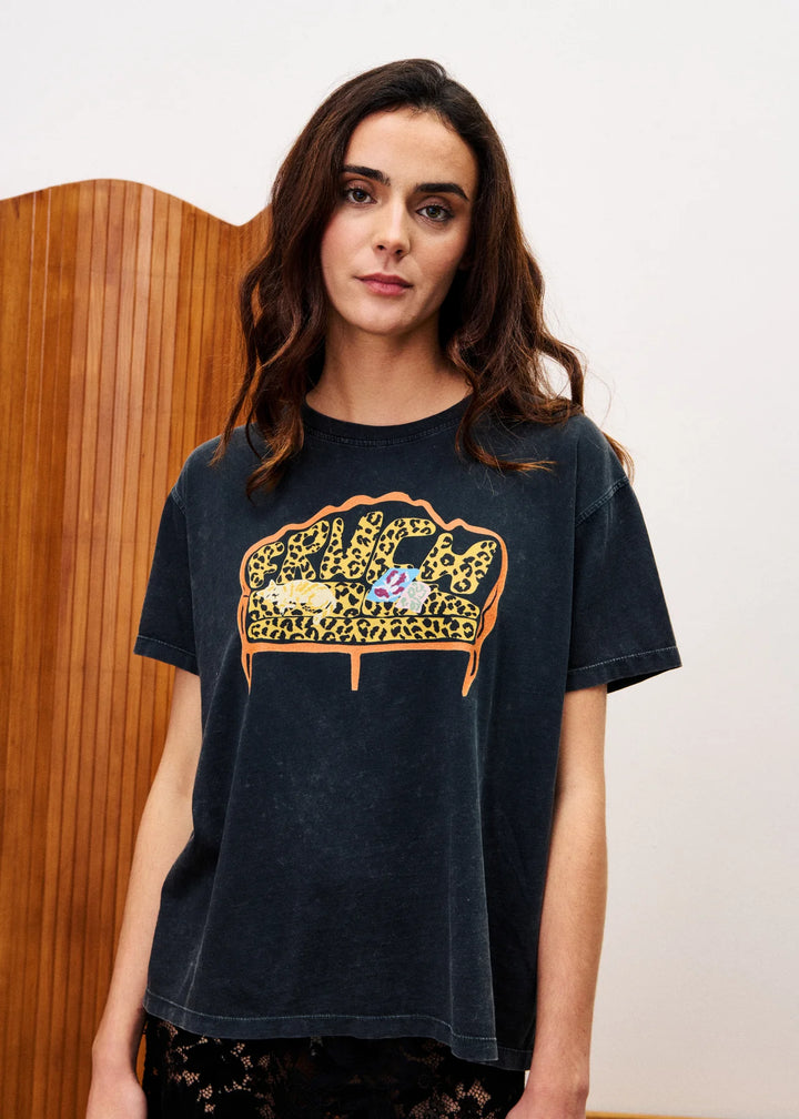 Frnch Paris T-Shirt Stevia Anthracite