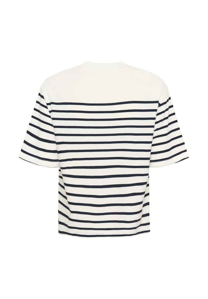 Kaffe KAnolia T-Shirt Chalk Midnight