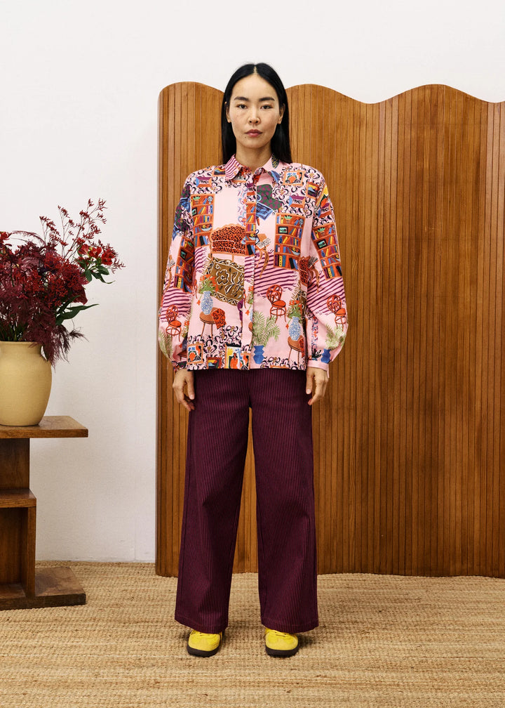 Frnch Paris Chemise Gerbera Blouse
