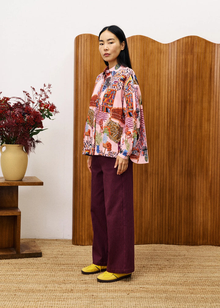 Frnch Paris Chemise Gerbera Blouse