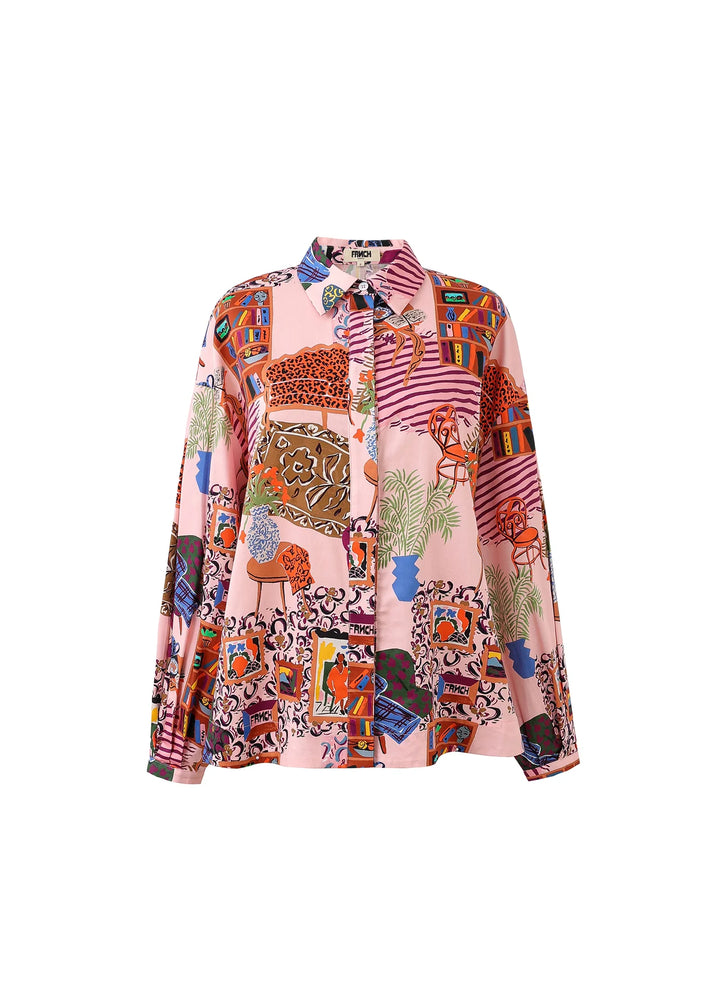 Frnch Paris Chemise Gerbera Blouse
