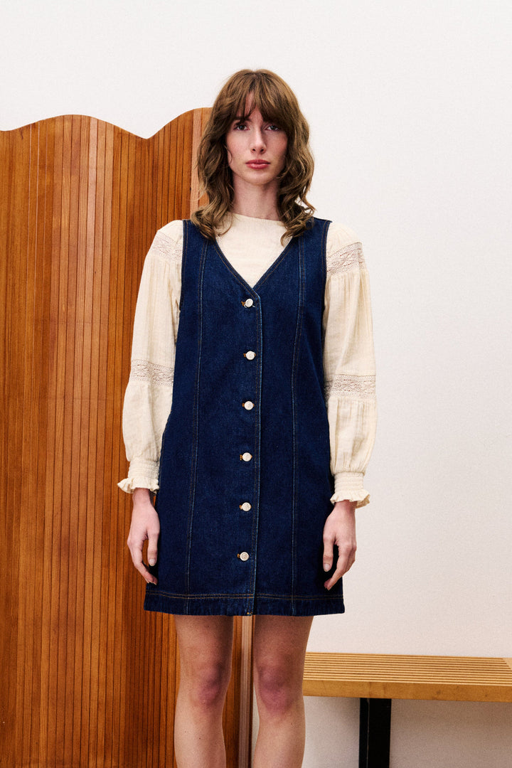 Frnch Paris Dress Nala Blue Nuit