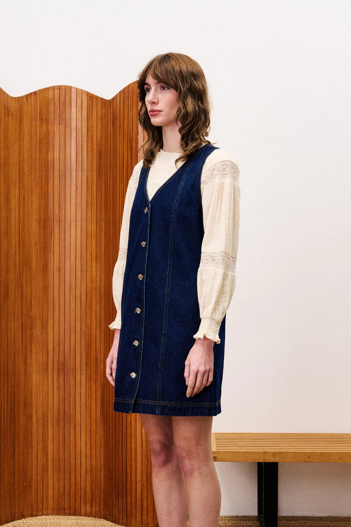 Frnch Paris Dress Nala Blue Nuit