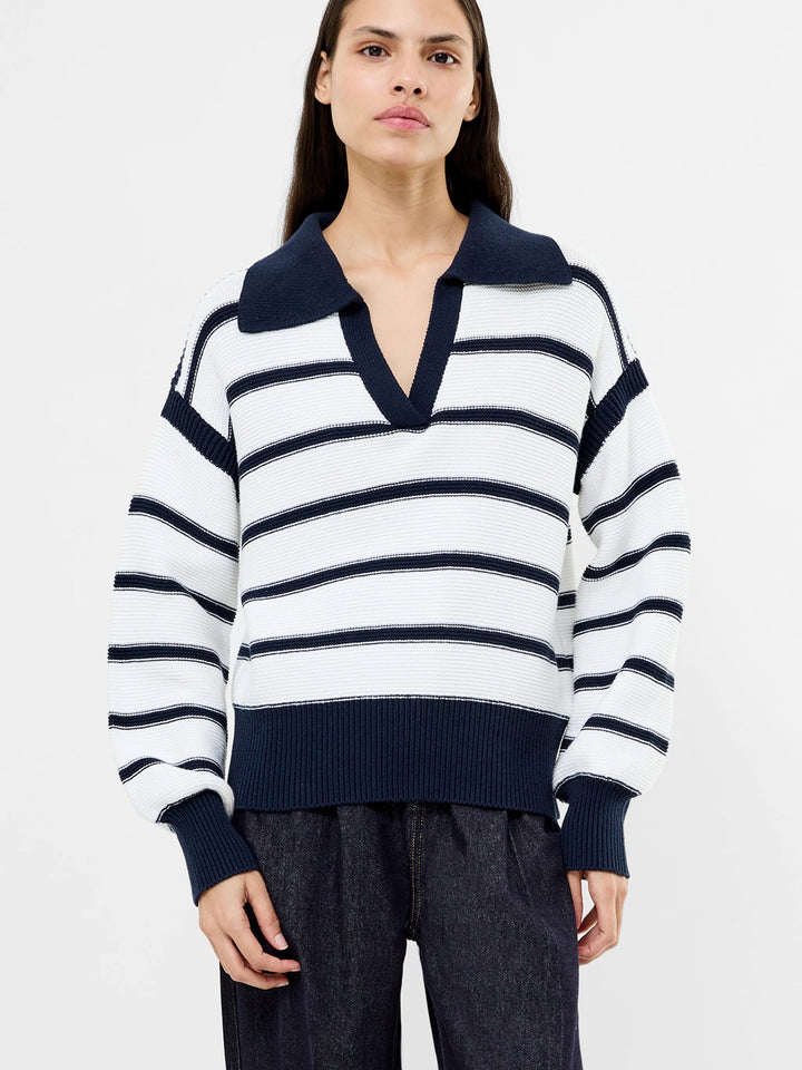 French Connection Lily Mozart Stripe Collar