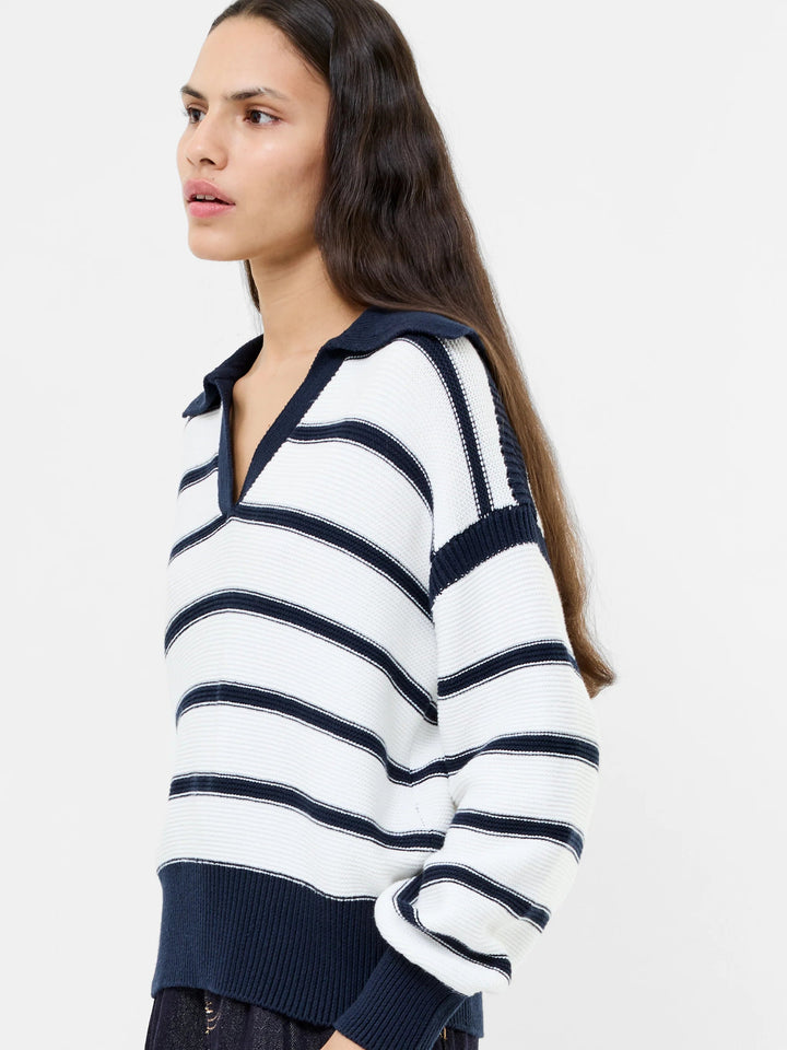 French Connection Lily Mozart Stripe Collar