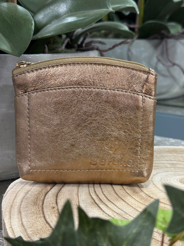 Soruka (83039) Metallic Small Purse with Front Pocket