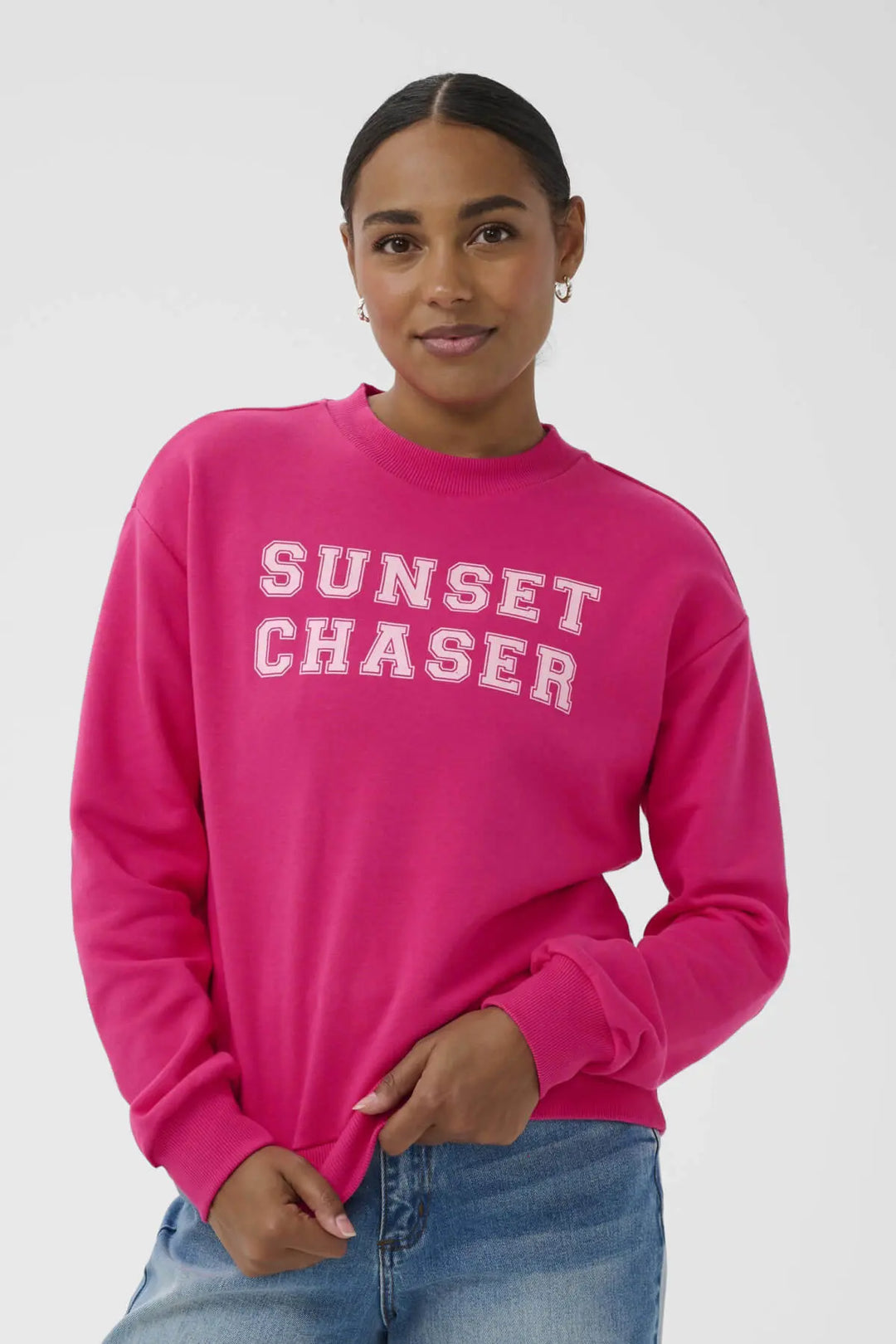 Kaffe KAlilje Sweatshirt | Beetroot Purple