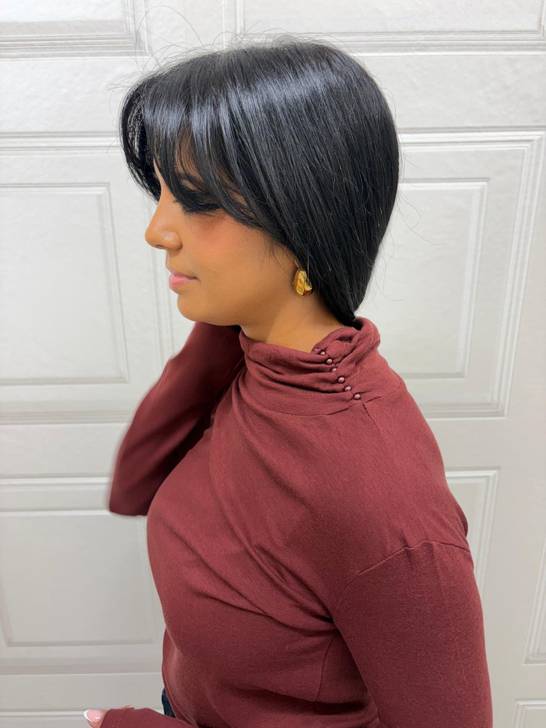 Goa Goa Mary High Neck Pullover Bordeaux